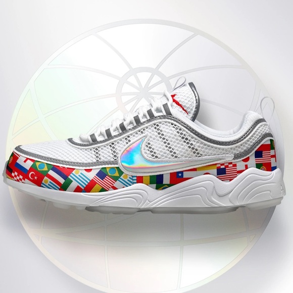 RARE Nike Spiradon international flags One World Air Zoom Max - Picture 1 of 16